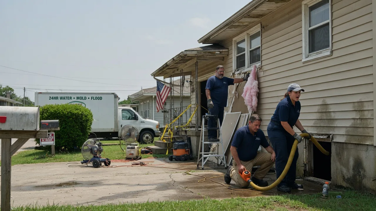 Water Damage Repair in Dahinda, IL near me
